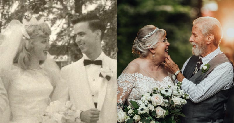  these grandparents posed 60th anniversary photo shoot 