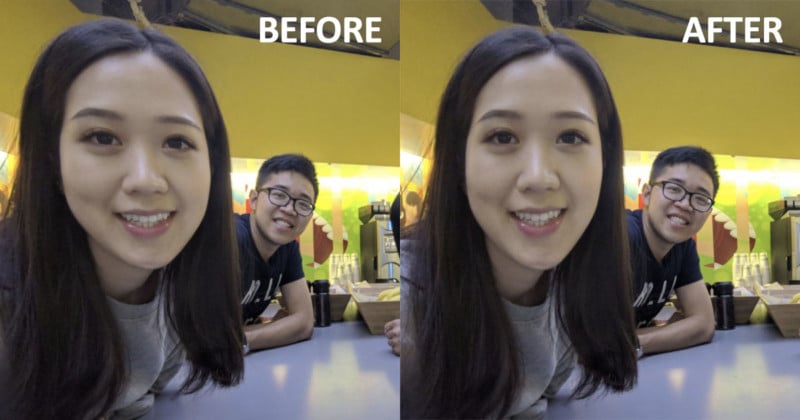  software can undistort faces edges wide-angle 