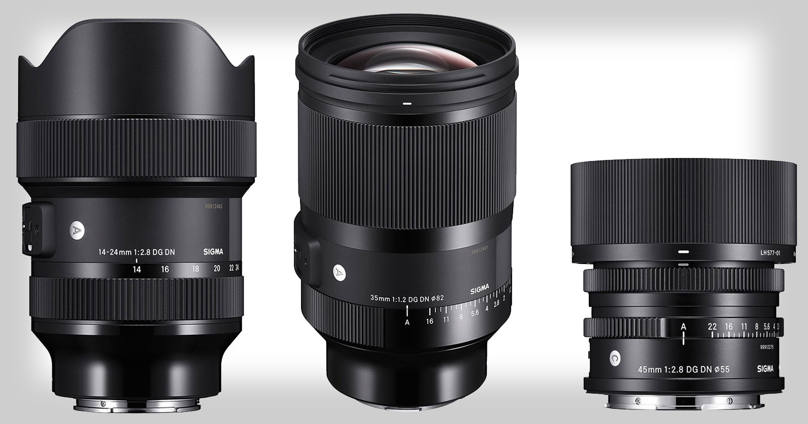 Sigma Debuts 3 Full-Frame Mirrorless Lenses, Including Their First f/1.2 Lens