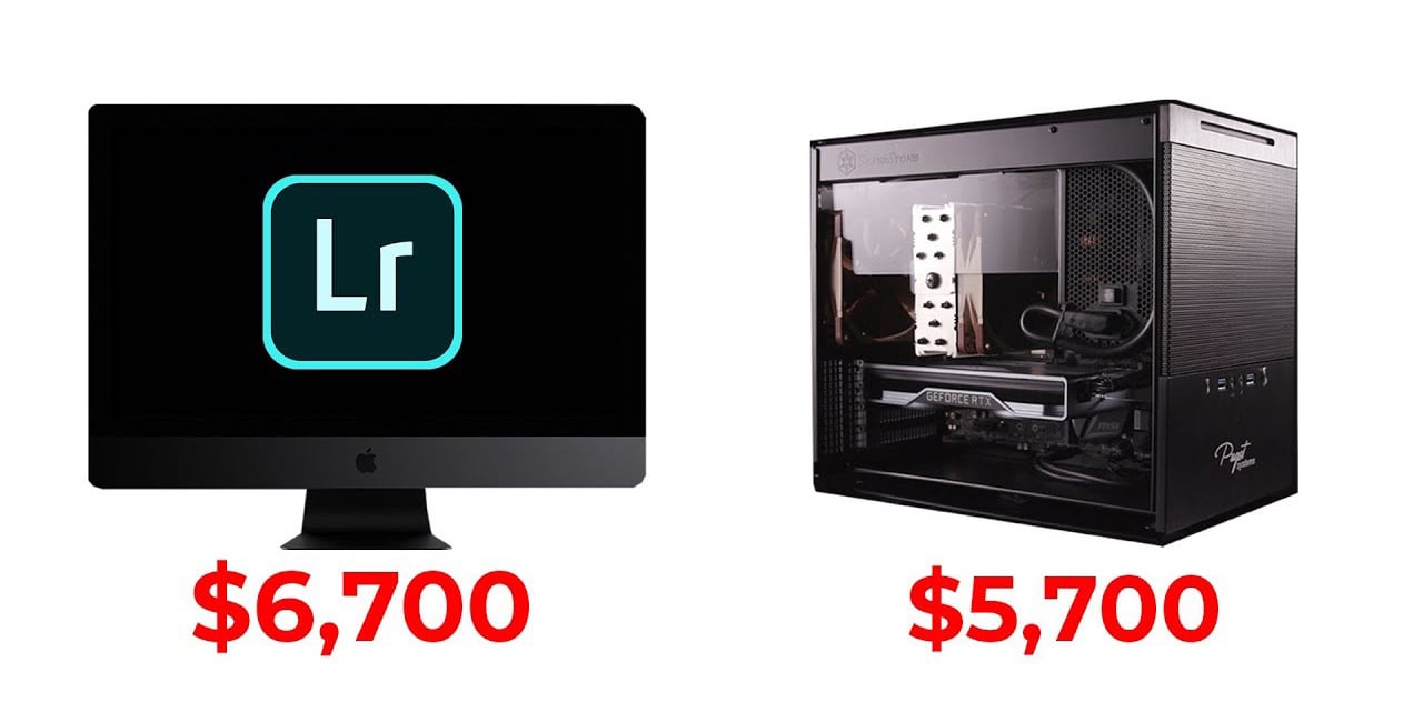 Lightroom Shootout: $6,700 iMac Pro vs $5,700 PC