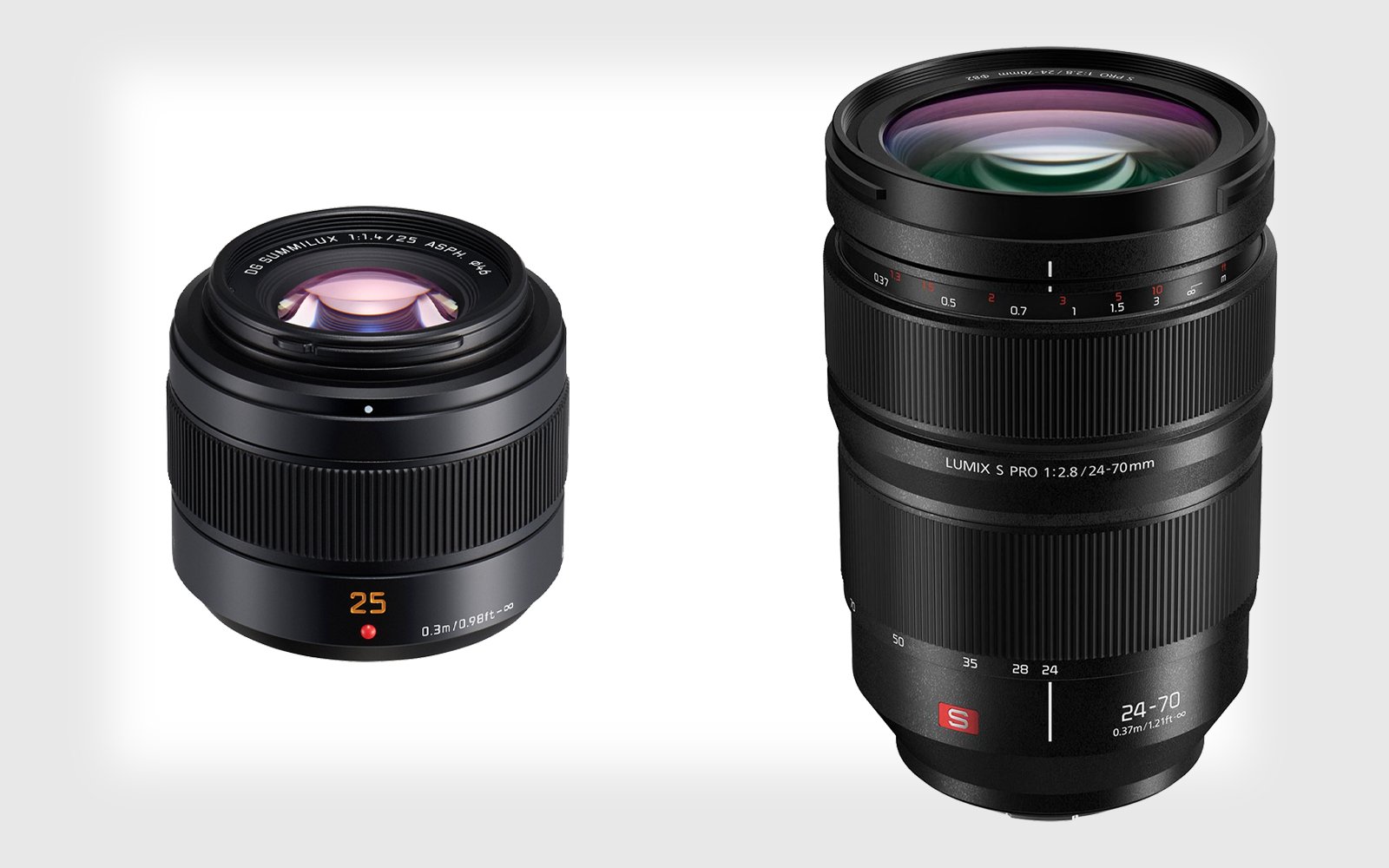 Panasonic Reveals 24-70mm f/2.8 for L-Mount and 25mm f/1.4 for MFT