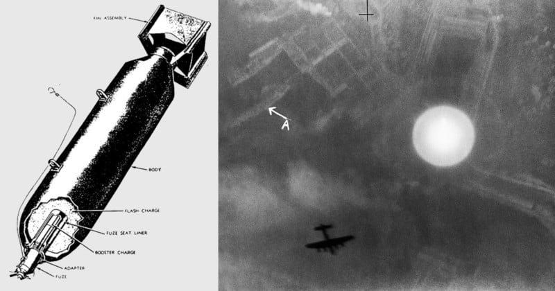 Photoflash Bombs Were Once Used to Light Nighttime Aerial Photos