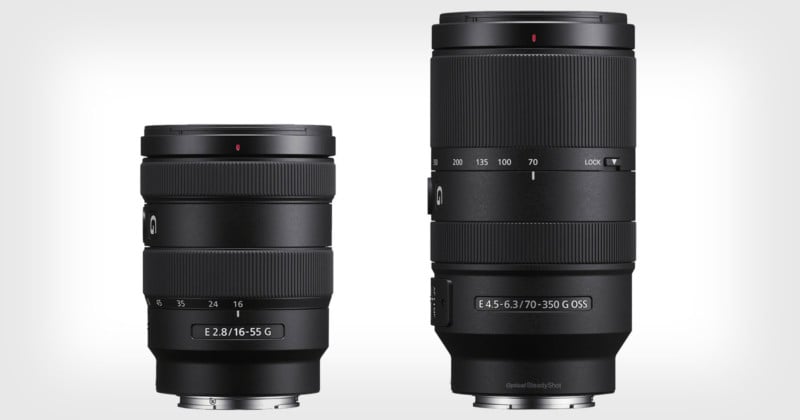 Sony Unveils APS-C E-mount 16-55mm f/2.8 and 70-350mm f/4.5-6.3