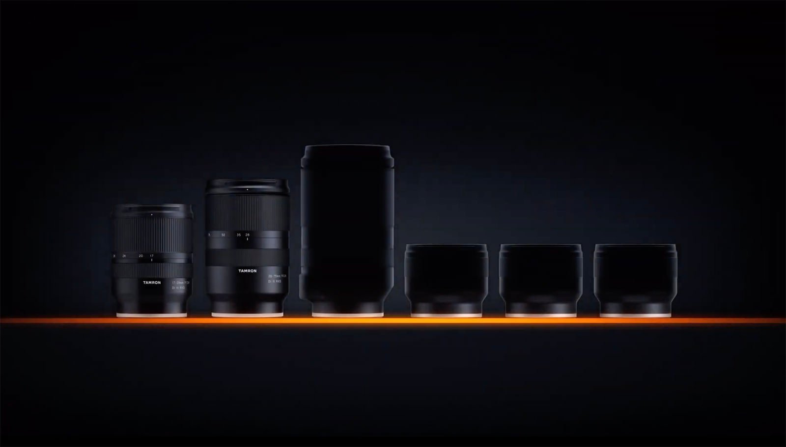 Tamron Teases Four New Full-Frame Lenses for Sony E-Mount