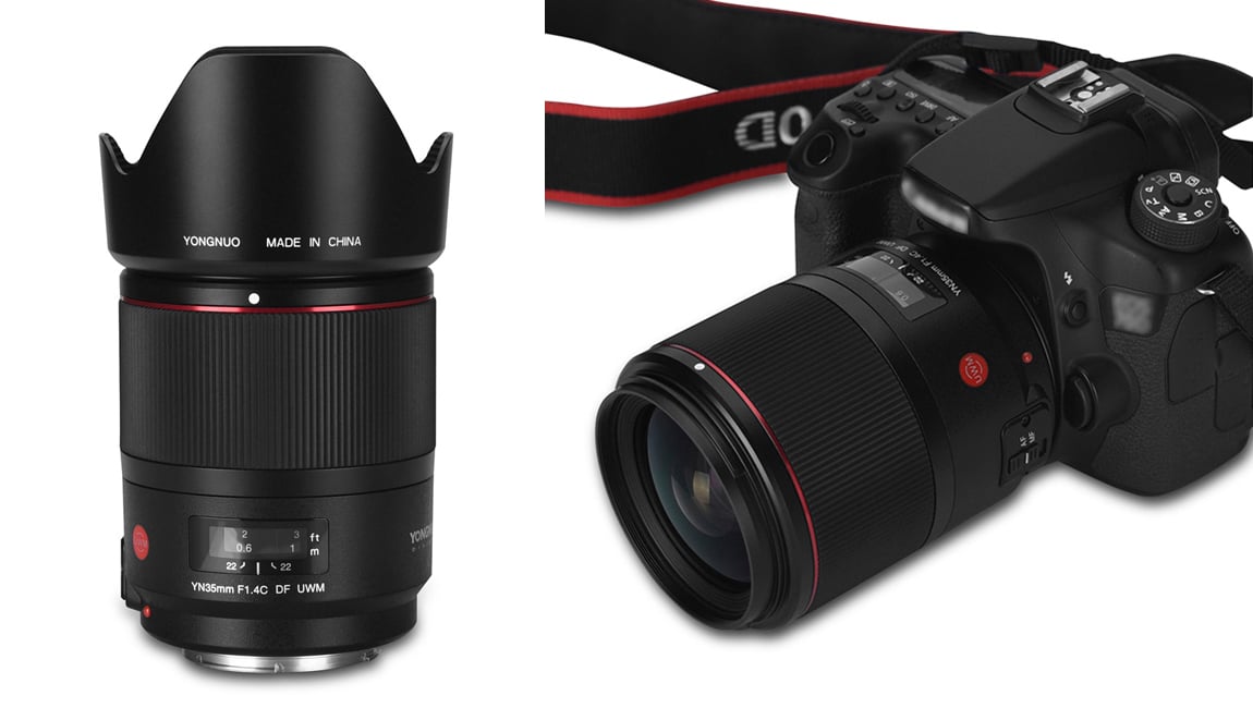 Yongnuo Unveils 35mm f/1.4 Lens with Ultrasonic Motor for Canon DSLRs