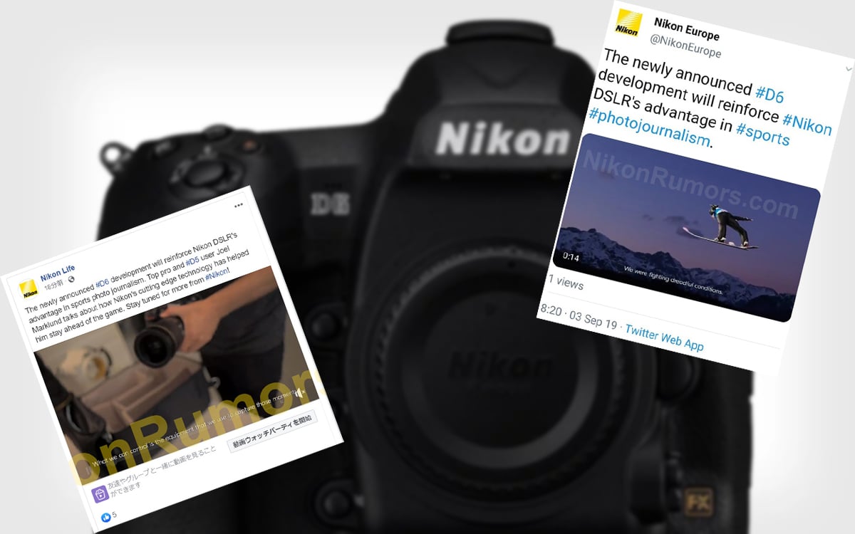Nikon Europe Leaked the Nikon D6 This Morning, Announcement Tonight