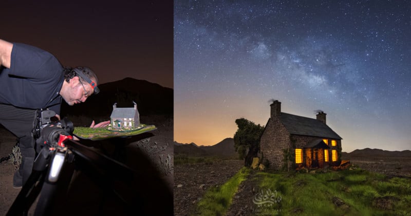 I Shoot Fake Miniature Scenes with the Real Milky Way