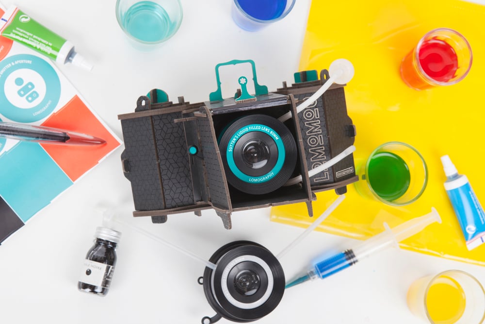 The LomoMod No.1 Cardboard Camera Comes with a Crazy Liquid-Filled Lens
