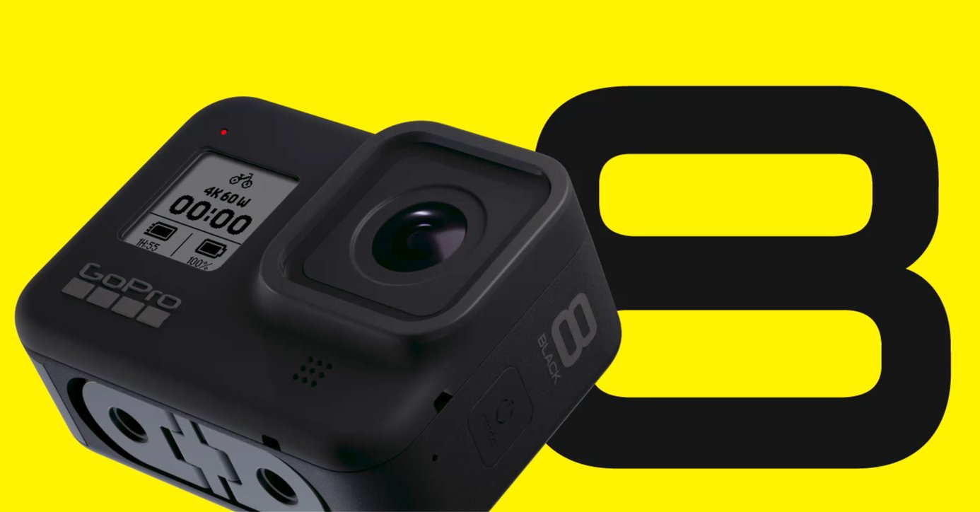 GoPro Unveils Hero8 Black with Digital Lenses, Expansion Mods, and More