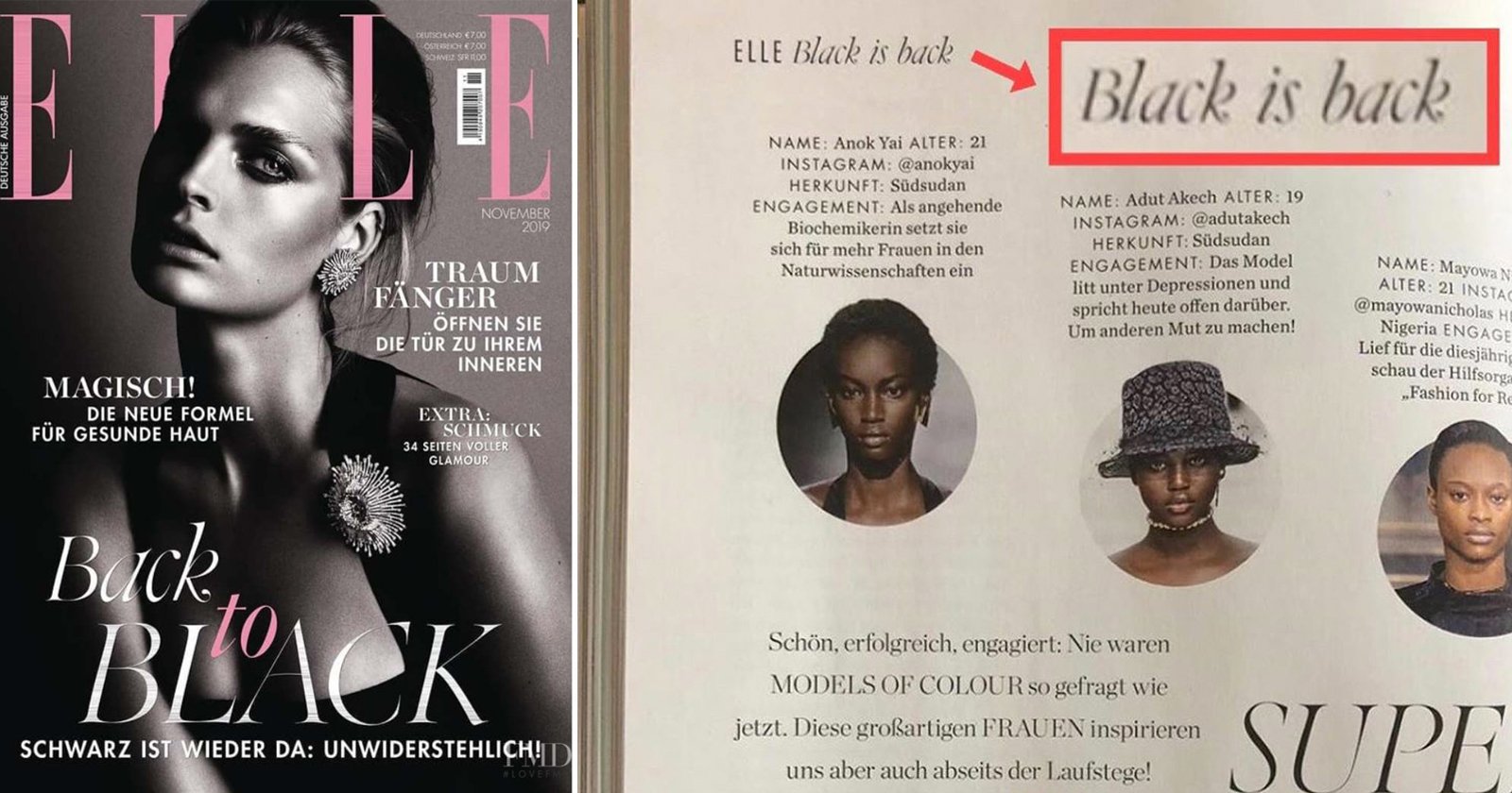 Elle Germany Apologizes for Implying that Black Models are a Fashion Trend