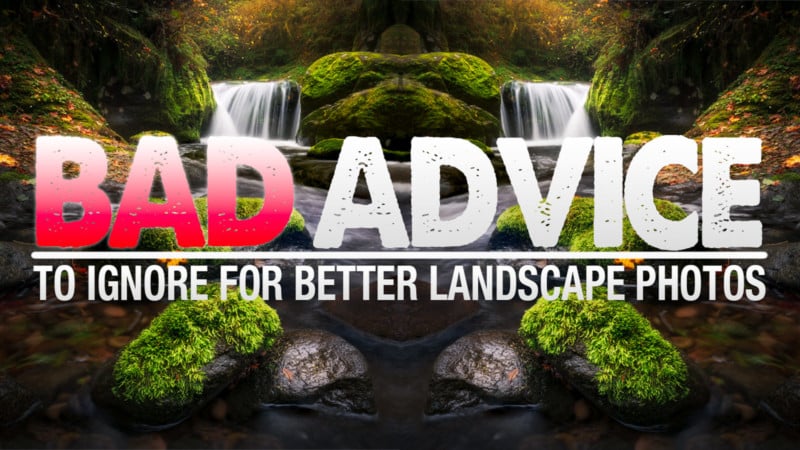  bad advice ignore beginner landscape photographer 