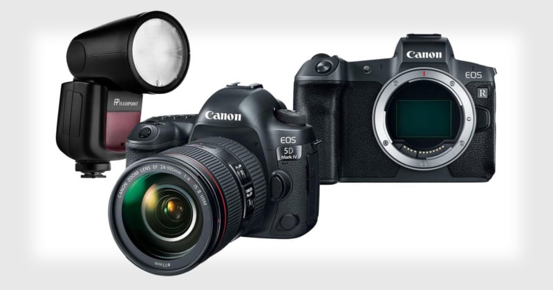 Get 35% Off the Canon 5D Mark IV or EOS R and a Free Godox V1