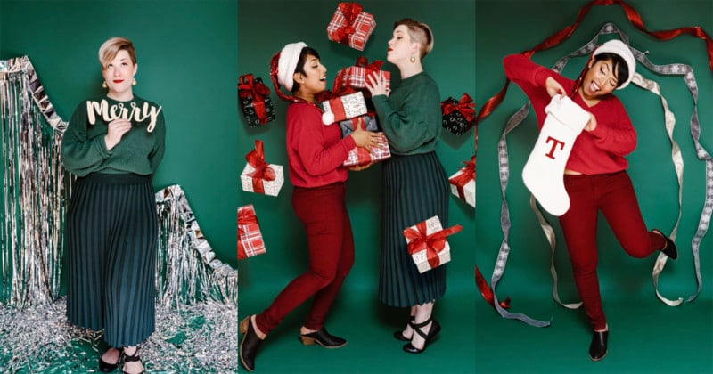Four Modern and Creative Christmas Portrait Ideas in Two Minutes