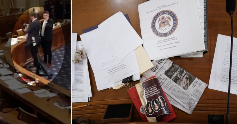 Reuters Photographer Kicked Out of Impeachment Hearing for Taking Photos of Congress Members Notes