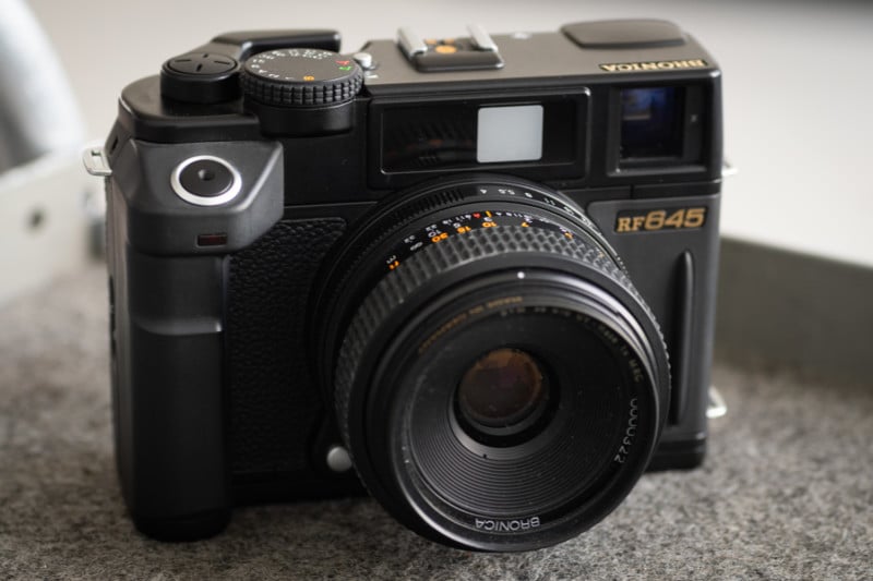 This Bronica Camera Shoots Vertical Images When You Hold It Normally