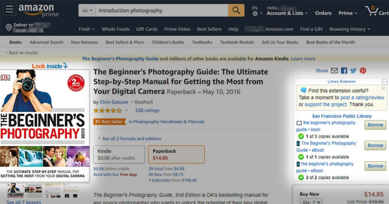  browser extension shows books amazon are your 