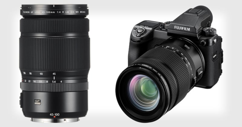 Fuji Unveils GF 45-100mm f/4 Medium Format Lens, Teases 80mm f/1.7