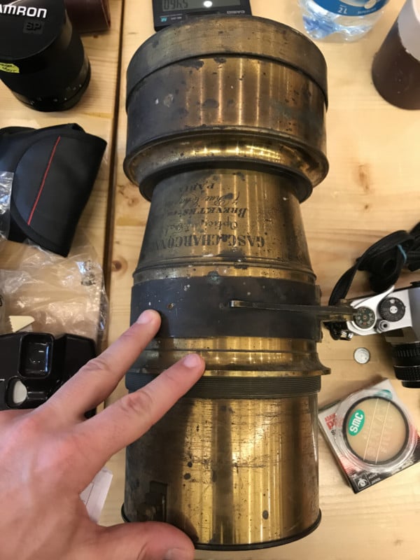  bringing giant 160-year-old petzval lens back life 