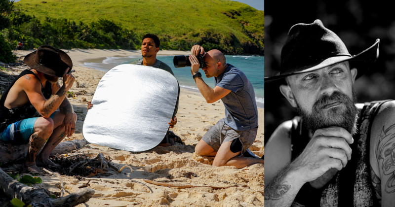 Photographing the Contestants of Survivor 40 on a Deserted Island in Fiji