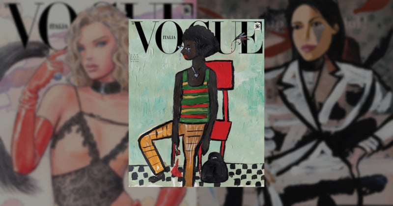 Italian Vogue Unveils Photo-Free Issue Because Photo Shoots are Bad for the Environment