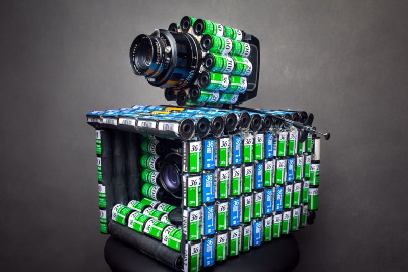 These Working Cameras Were Made Out of 35mm Film Canisters