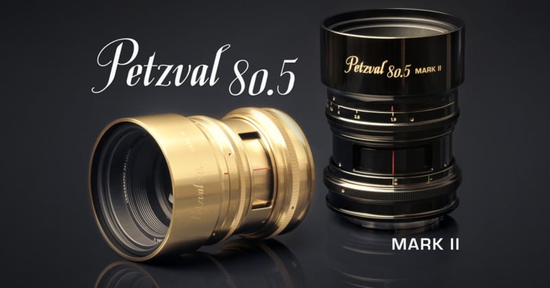 Petzval 80.5 Brass Black brass