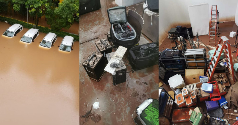 Renowned Brazilian Photographers Studio Flooded by Heavy Rains
