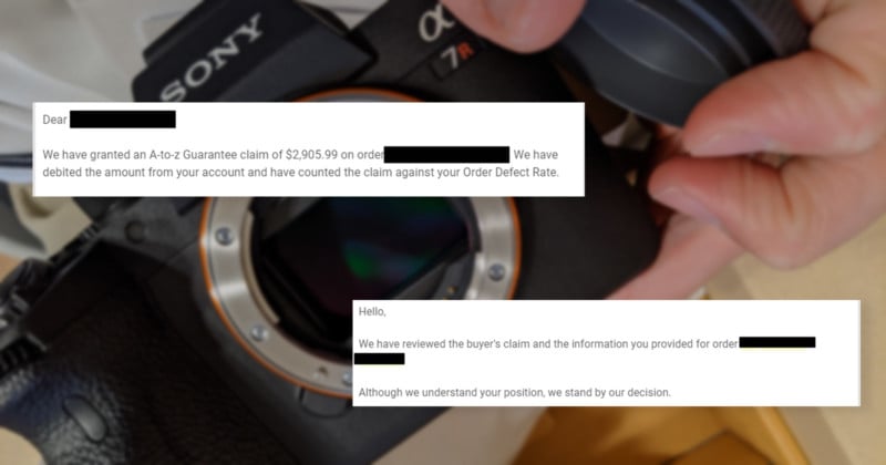  amazon let fraudster keep sony a7r refunded 