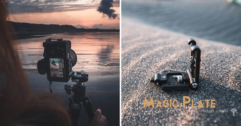 The Magic Plate Lets You Switch Your Cameras Orientation Without Taking it Off the Tripod