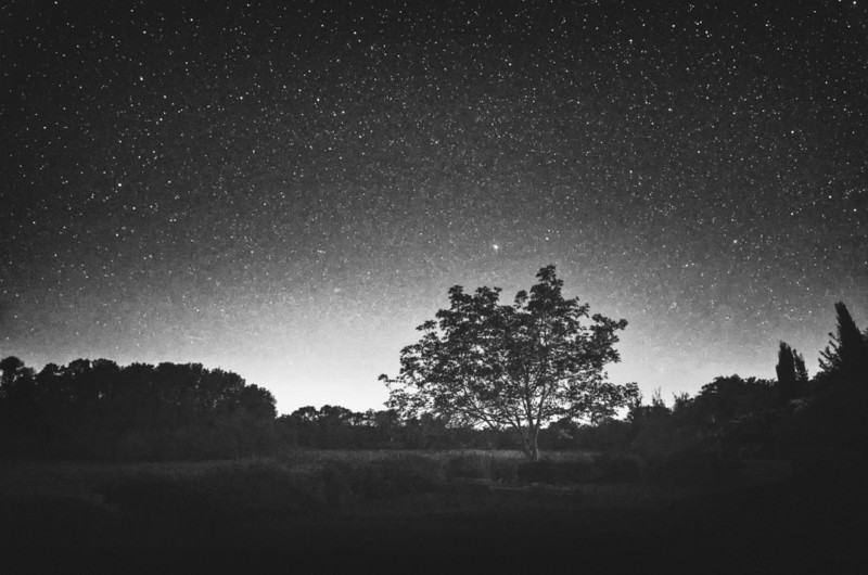 Night Sky Photos in the Style of 19th-Century Pictorialism