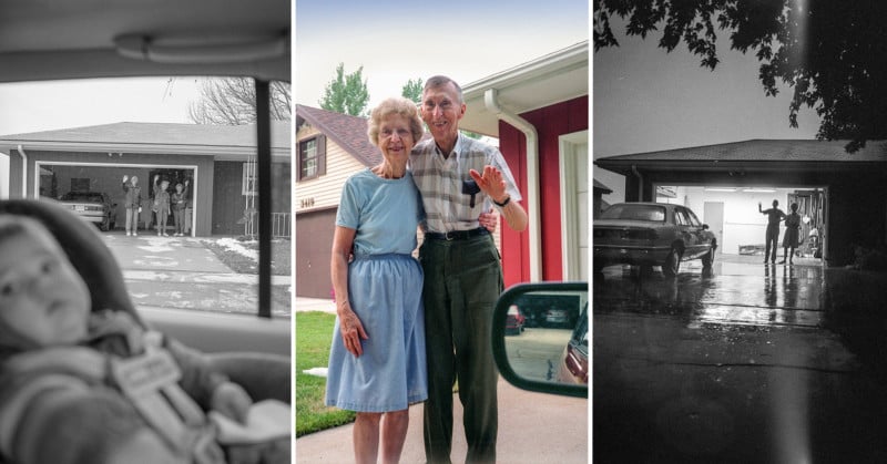 Photographers Heartwarming Photos Capture 27-Years of Waving Goodbye to Her Parents
