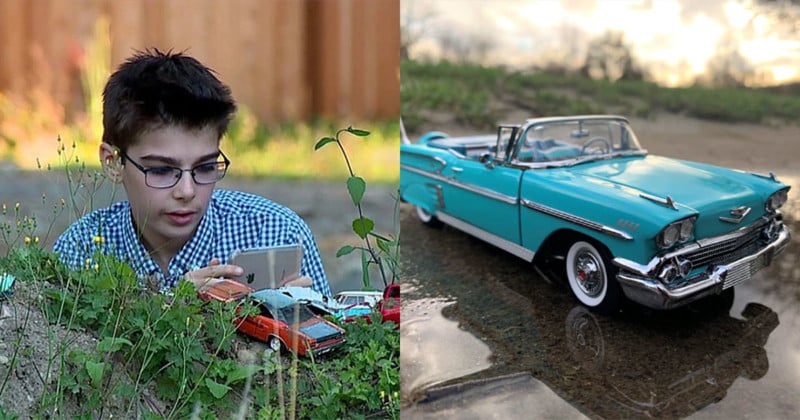 12-Year-Old Autistic Boy Raises $42K+ to Publish His Miniature Car Photos