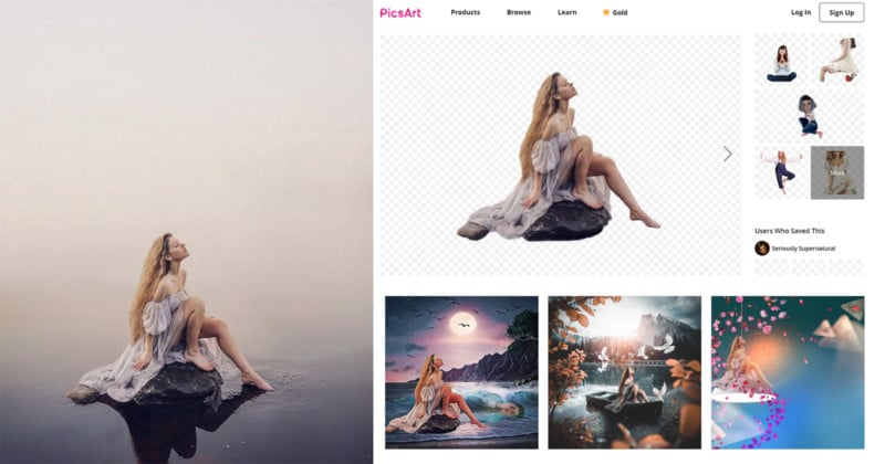 Photographer Finds Her Photos Have Been Stolen and Used Over 1,500 Times via PicsArt