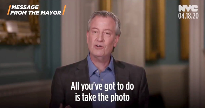 NYC Mayor: Take a Photo to Report Social Distancing Rule Breakers