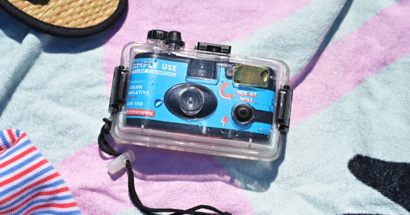 Lomographys New Analogue Aqua is a Simple Use Underwater Film Camera