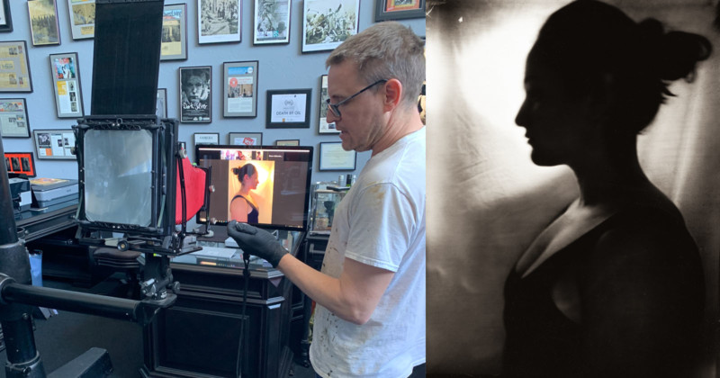 This Photographer Shot a Wet Plate Portrait Over Video Chat