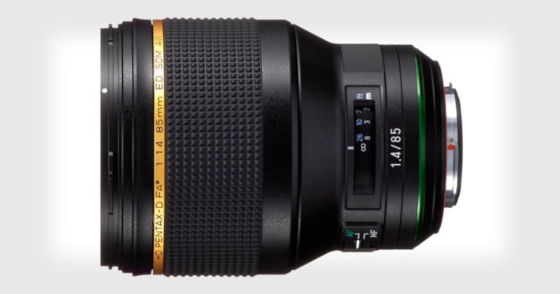  pentax officially unveils long-awaited 85mm lens 