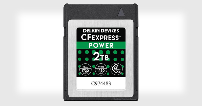 Delkin Unveils the Worlds First 2TB CFExpress Memory Card