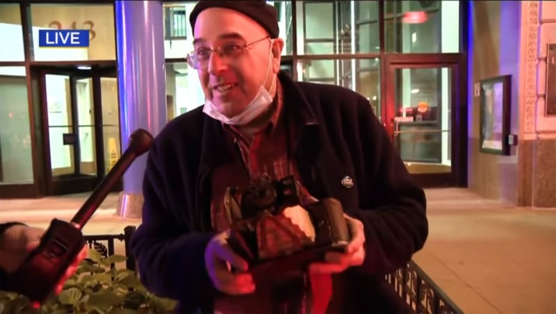 Iconic Central Camera Destroyed by Fire During Looting in Chicago