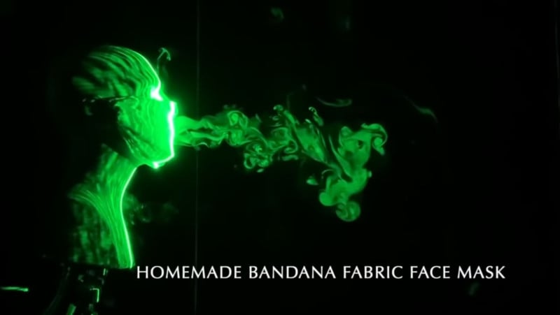  lasers reveal how well different types facemasks work 