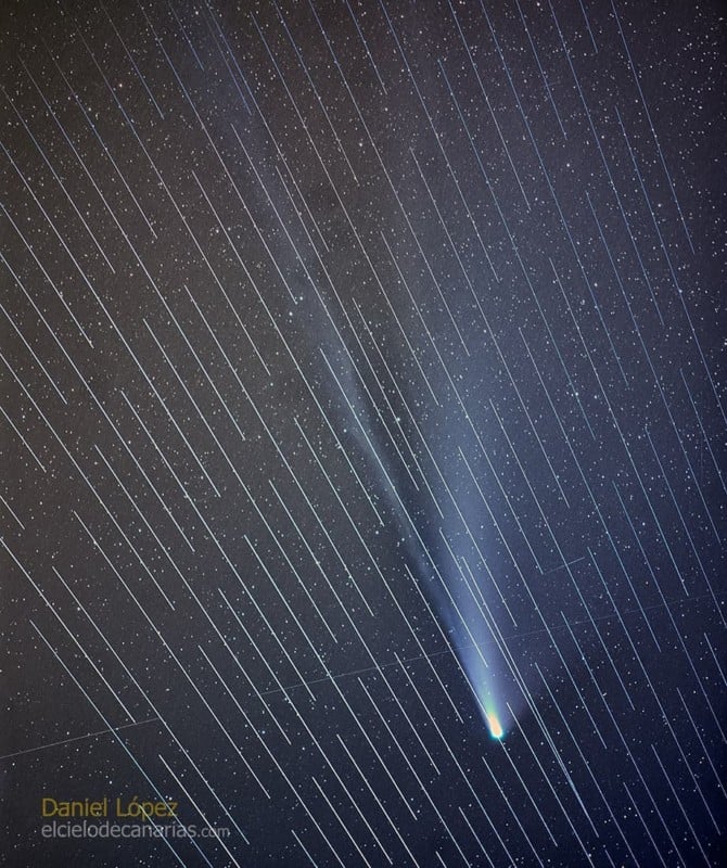 Spacex Satellites Ruin Photographer S Shots Of Comet Neowise