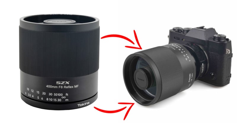 Tokina Unveils Ultra-Compact 400mm f/8 Mirror Lens for Modern Cameras