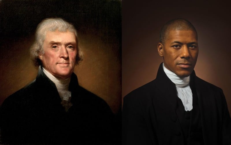 Thomas Jefferson Portrait Recreated by His Sixth Great-Grandson