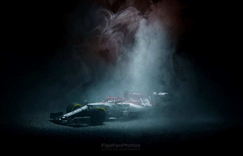 Photographer Shoots Epic Formula 1 Race in His Bedroom with Toy Cars