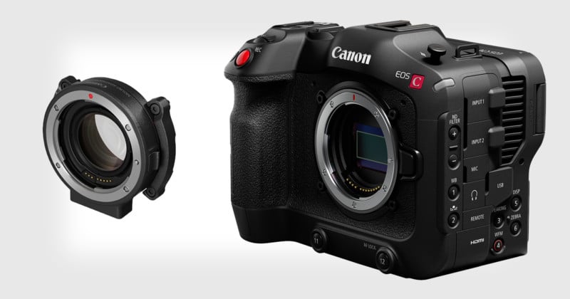 Canon Unveils EOS C70 RF Mount Cine Camera and EF-to-RF Speedbooster