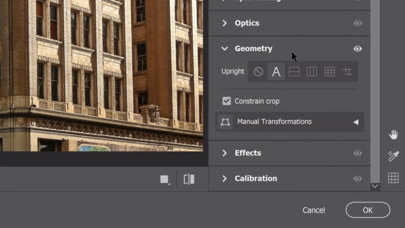 How to Correct Perspective Distortions with Photoshops Camera Raw Filter