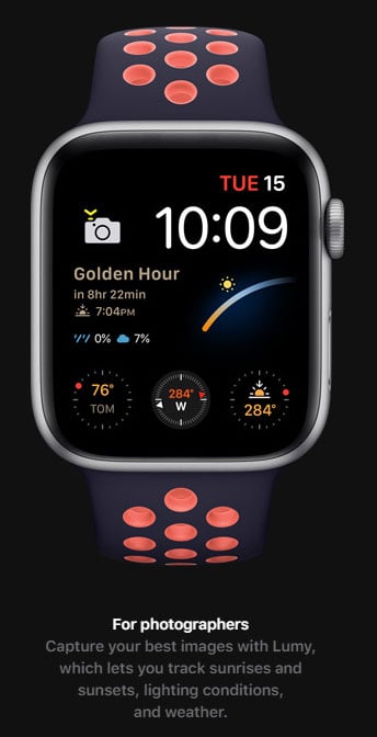 Apple Watch Series 6 Tells Photographers When It S Golden Hour