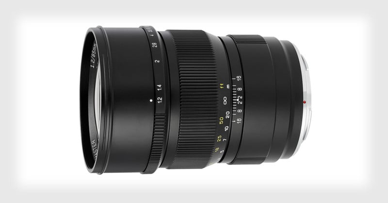 Mitakon Speedmaster 85mm f/1.2 for Canon RF and Nikon Z Costs $680