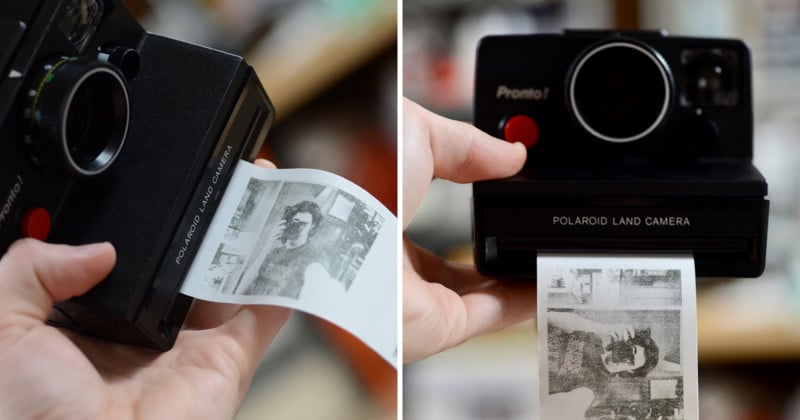 This Guy Hacked an Old Polaroid to Print Instant Photos on Thermal Paper