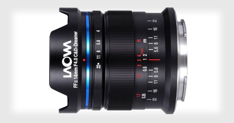  zero distortion lens 14mm laowa 